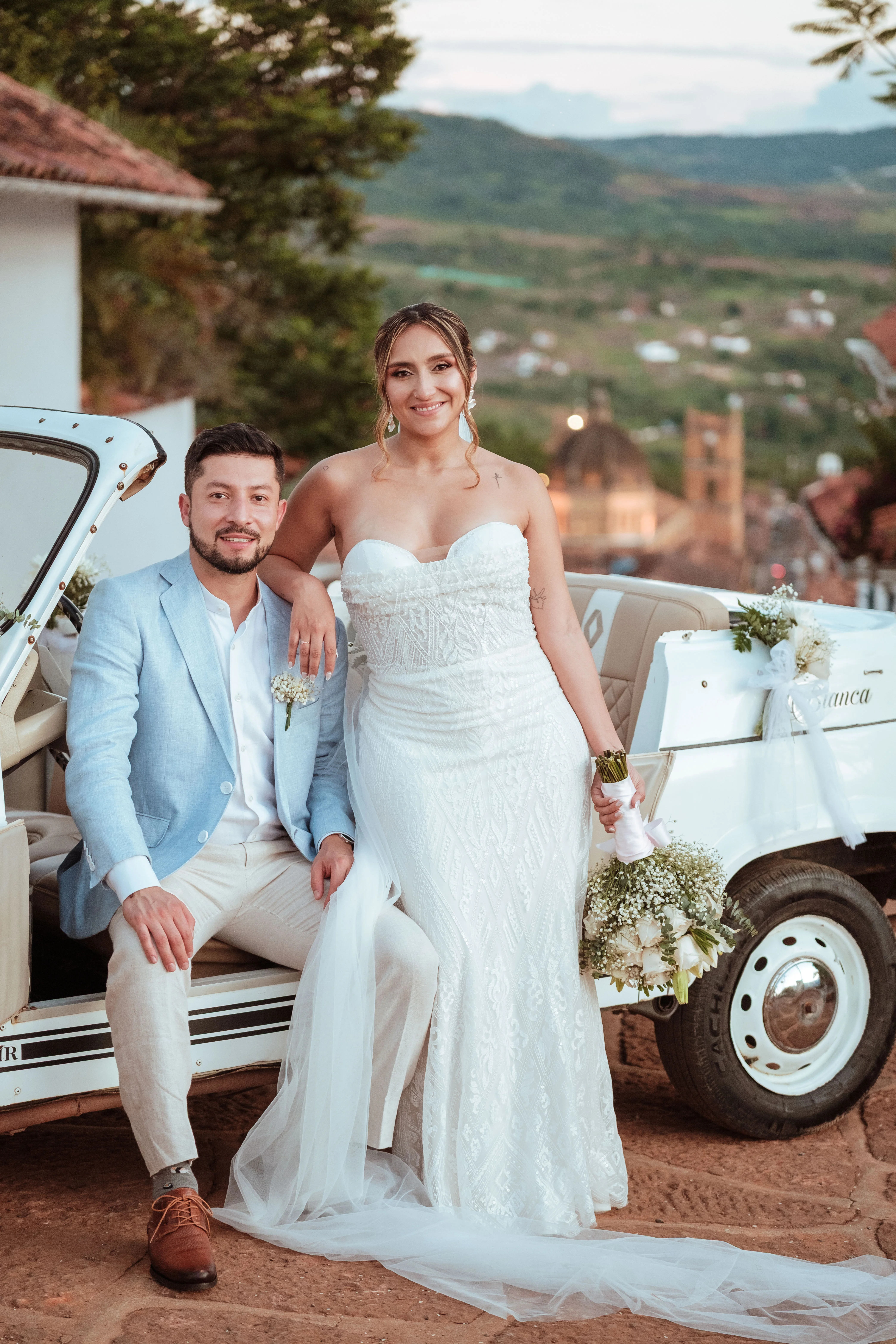 Fotografía de boda en Barichara, Santander, Colombia